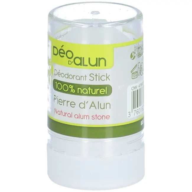Déodorant stick à la pierre d'alun - 100% naturel
