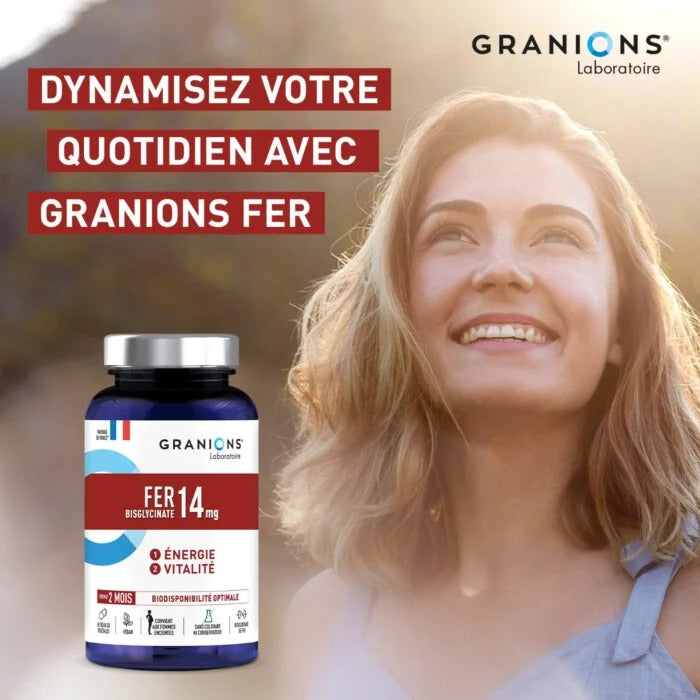 Fer Bisglycinate Granions | 60 Gélules