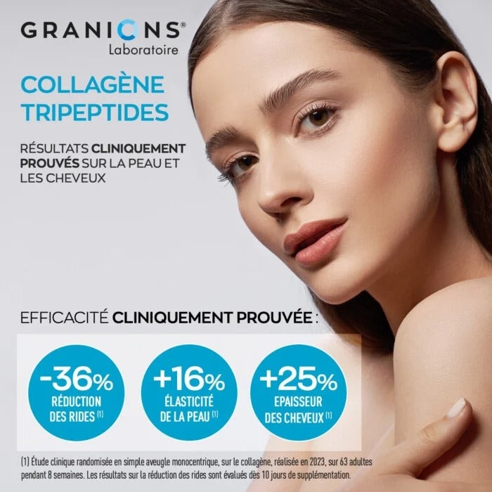 Collagène Tripeptides 2,5 g - Peau & cheveux - gelule