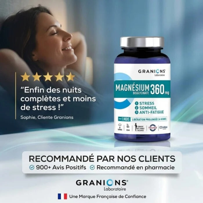Magnésium Bisglycinate 360mg Granions