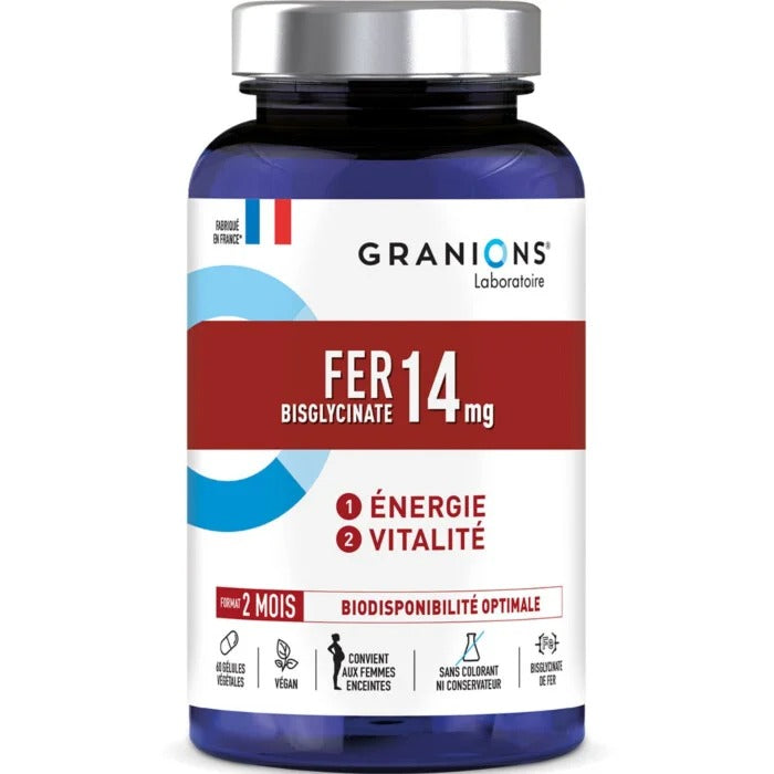 Fer Bisglycinate Granions | 60 Gélules