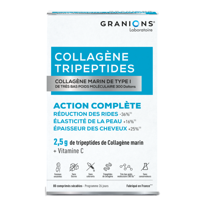 Collagène Tripeptides 2,5 g - Peau & cheveux - gelule