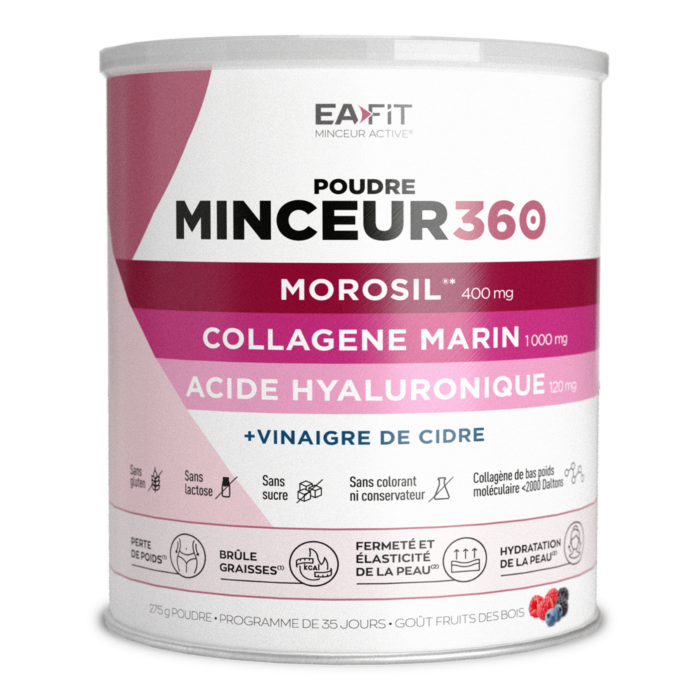 Poudre Minceur 360 avec Collagène marin & Acide hyaluronique