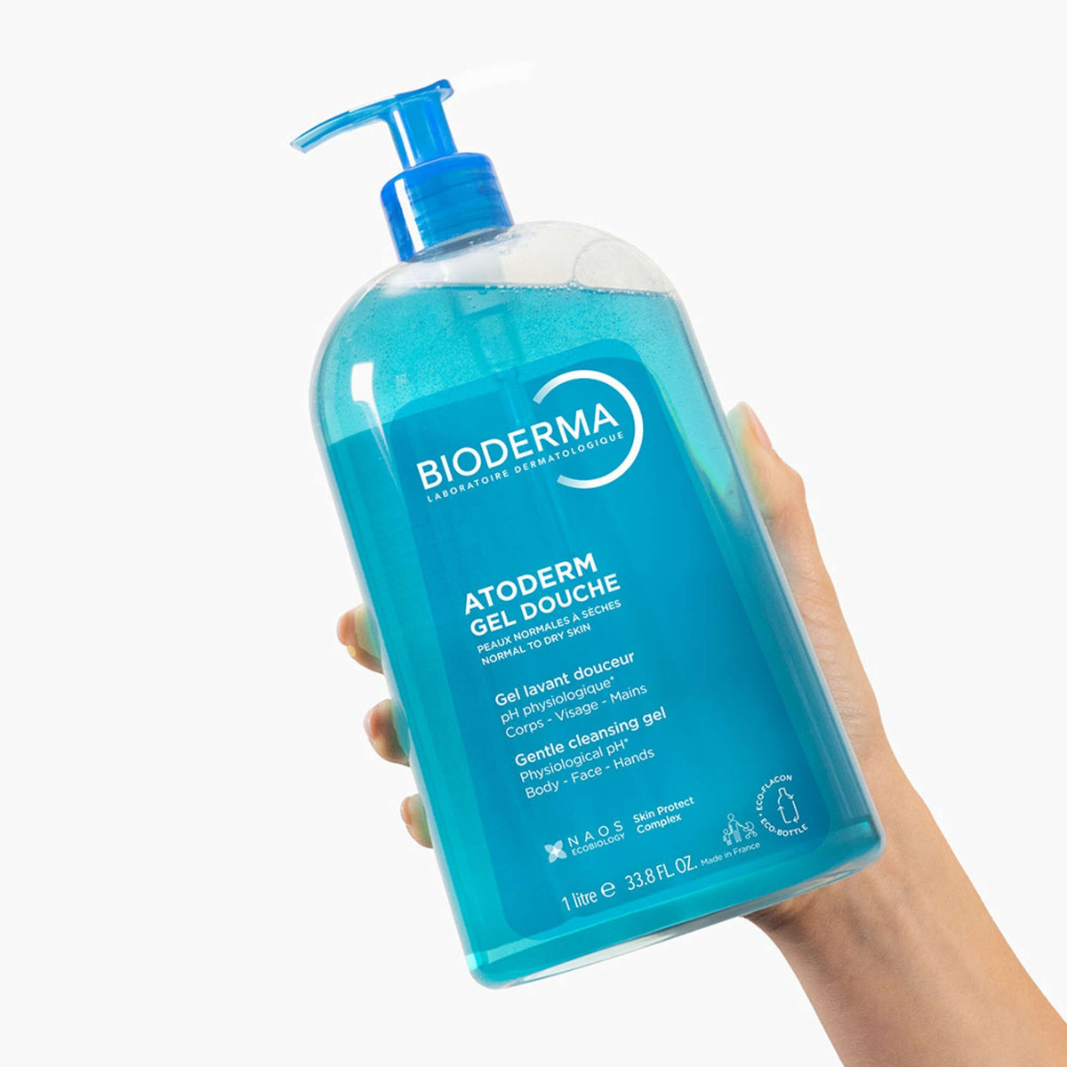 Gel Douche - Nettoyant corps & visage peaux normales à sèches