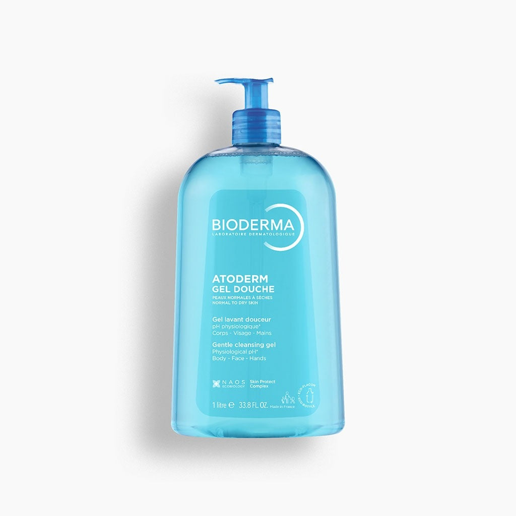 Gel Douche - Nettoyant corps & visage peaux normales à sèches